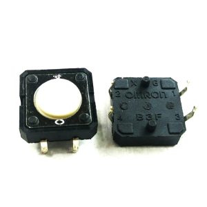 تک سوئیچ چهار پایه سایز 12X12X4 میلی متر پکیج DIP سفید