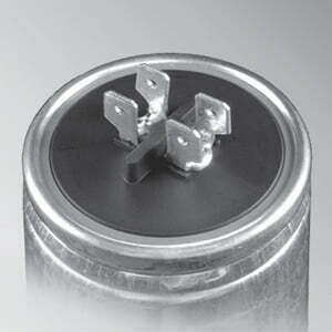 خازن 5 میکروفاراد 1200 ولت AC مدل E62.F81-502D10 برند Electronicon