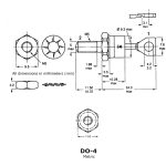 دیود پیچی 25 آمپر 1200 ولت برند IXYS مدل DS17-12A