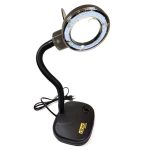 ذره بین رومیزی چراغ دار LED مدل DTEC-308