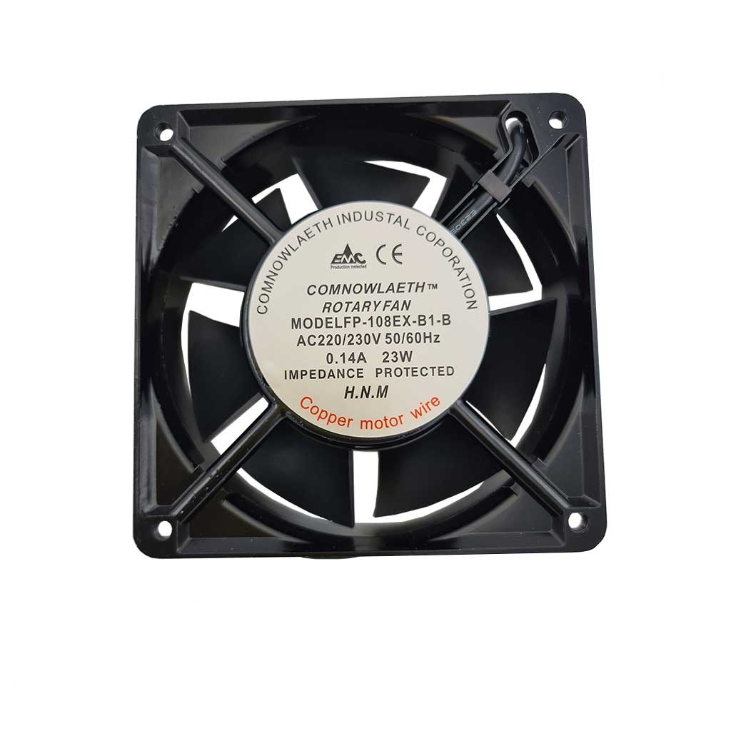 فن 220 ولت 12x12x3.8 سانتی متر برند COMMONWEALTH مدل FP-108EX-B1-B