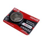 باتری سکه ای 3 ولت لیتیومی سایز CR2032 مارک maxell