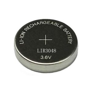 باتری سکه ای قابل شارژ لیتیوم یون مدل LIR3048
