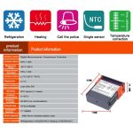 ترموستات صنعتی دیجیتالی دما 220VAC مدل STC-1000