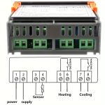 ترموستات صنعتی دیجیتالی دما 220VAC مدل STC-1000