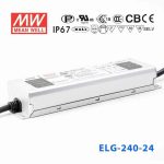 درایور ال ای دی LED DRIVER 240W قابدار مدل ELG-240-24A برند MEANWELL