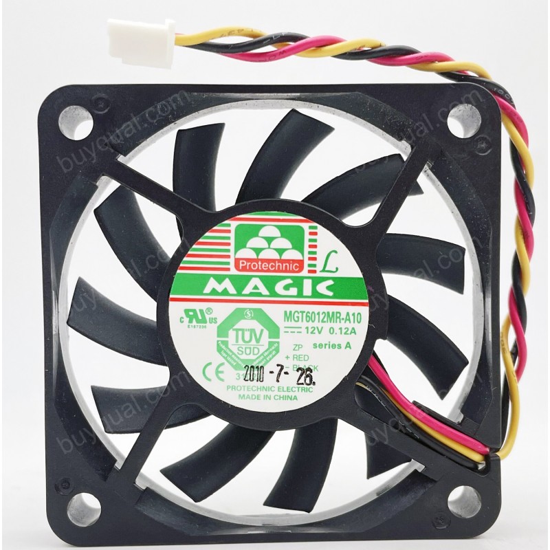 فن 12 ولت 6x6x1 سانتی متر برند MAGIC مدل MGT6012MR-A10 فن 12 ولت 6x6x1 سانتی متر برند MAGIC مدل MGT6012MR-A10