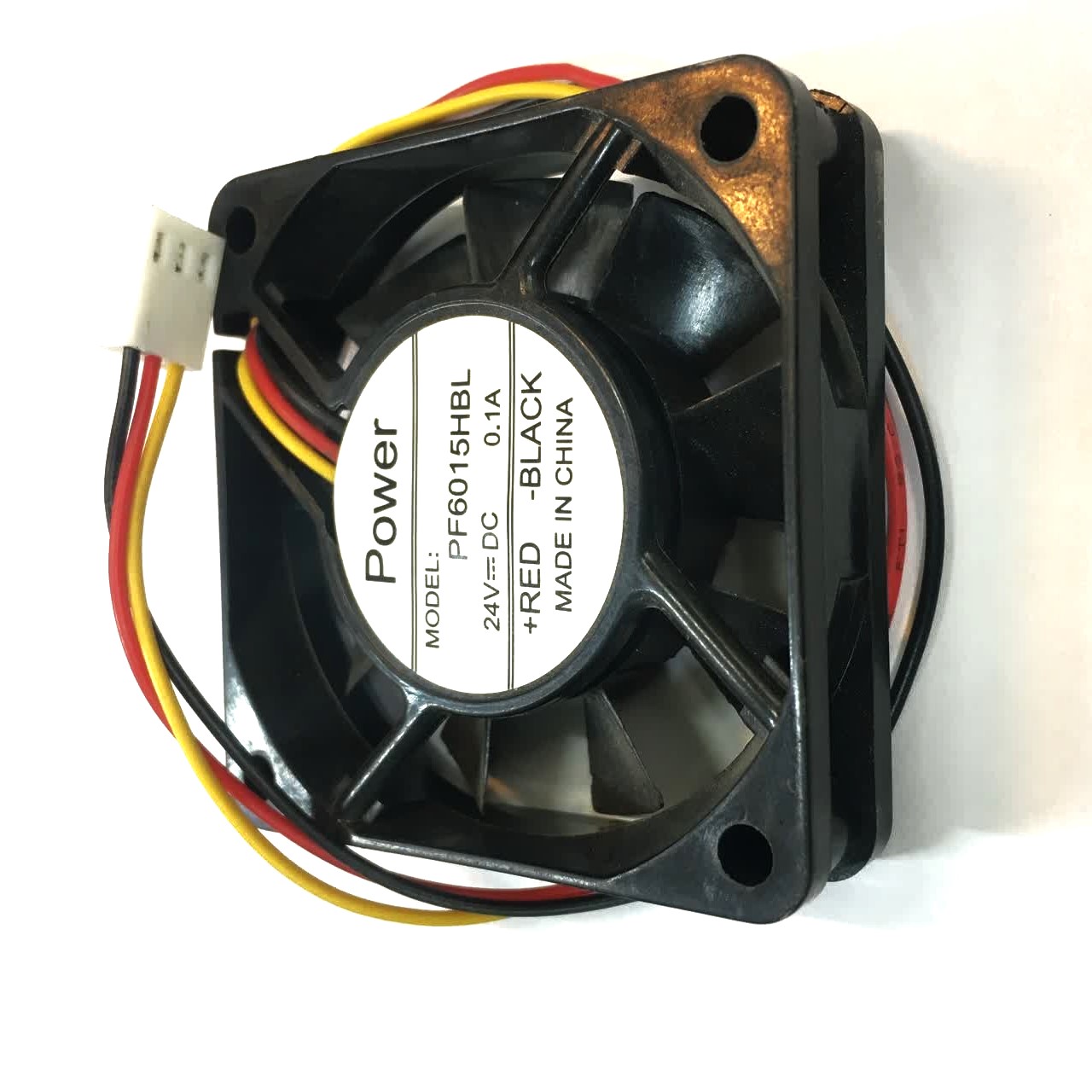 فن 24 ولت بلبرینگی 6x6x1.5 سانتی متر برند POWER مدل PF6015HBL فن 24 ولت بلبرینگی 6x6x1.5 سانتی متر برند POWER مدل PF6015HBL
