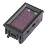 ولت متر و آمپرمتر روپنلی تک رنگ قرمز 10ADC - 100VDC