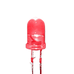 LED گرد قرمز مات 5 میلی متر پایه بلند - تصویر 2