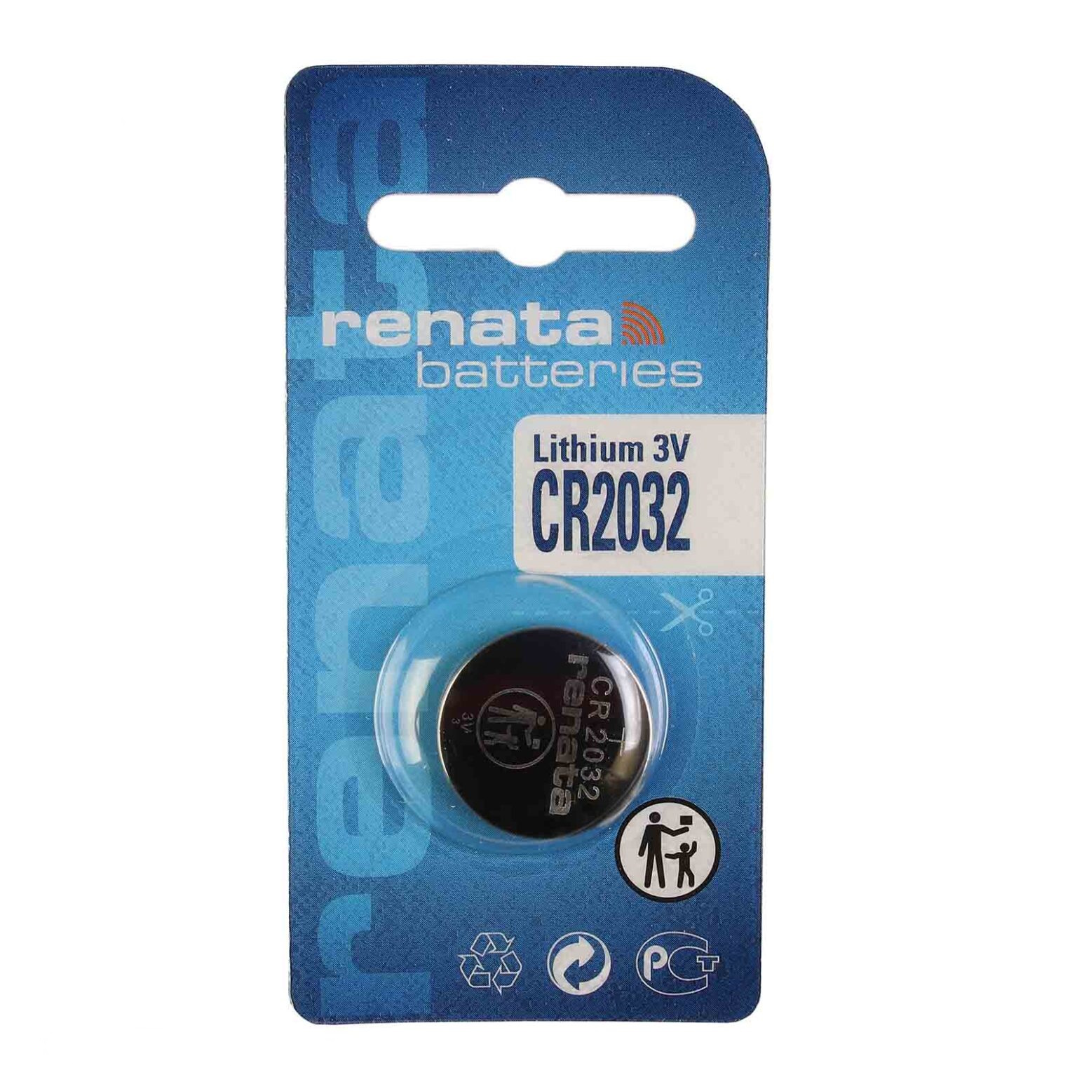 باتری سکه ای 3 ولت لیتیومی سایز CR2032 مارک RENATA-1 باتری سکه ای 3 ولت لیتیومی سایز CR2032 مارک RENATA