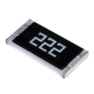 بسته 5 تایی مقاومت 2.2 کیلو اهم SMD پکیج 2512