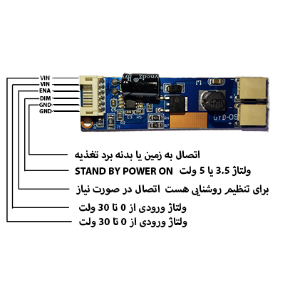 بک لایت همه کاره با برد اینورتر