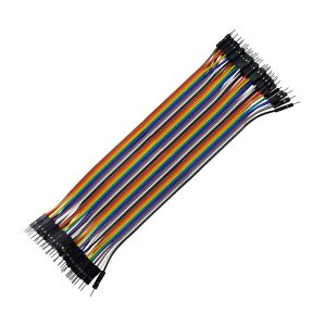 سیم جامپر نری به نری 40 رشته فلت 20 سانتیمتری