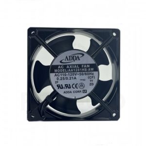 فن 110 ولت بلبرینگی 12x12x3.8 سانتی متر برند ADDA مدل AA1281HB-AW