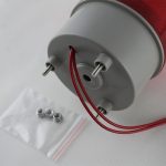 چراغ گردان LED قرمز 220 ولت تک حالته بدون صدا - تصویر 2