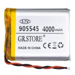 باتری لیتیوم پلیمر 3.7 ولت 4000 میلی آمپر ساعت برند GR.STORE کد 905545