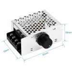 دیمر 4 کیلو وات SCR - ولتاژ 220 ولت AC مدل قابدار