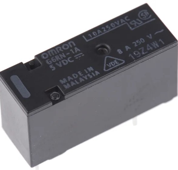 رله پایه معکوس 5 ولت 8 آمپر 4 پایه کد G6RN-1A برند OMRON-2 رله پایه معکوس 5 ولت 8 آمپر 4 پایه کد G6RN-1A برند OMRON