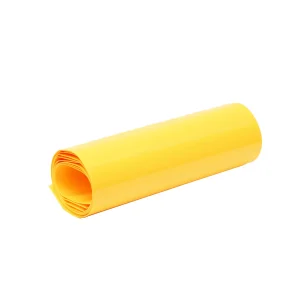 روکش حرارتی ضخیم PVC رنگ زرد با طول 1 متر و عرض سایز بندی