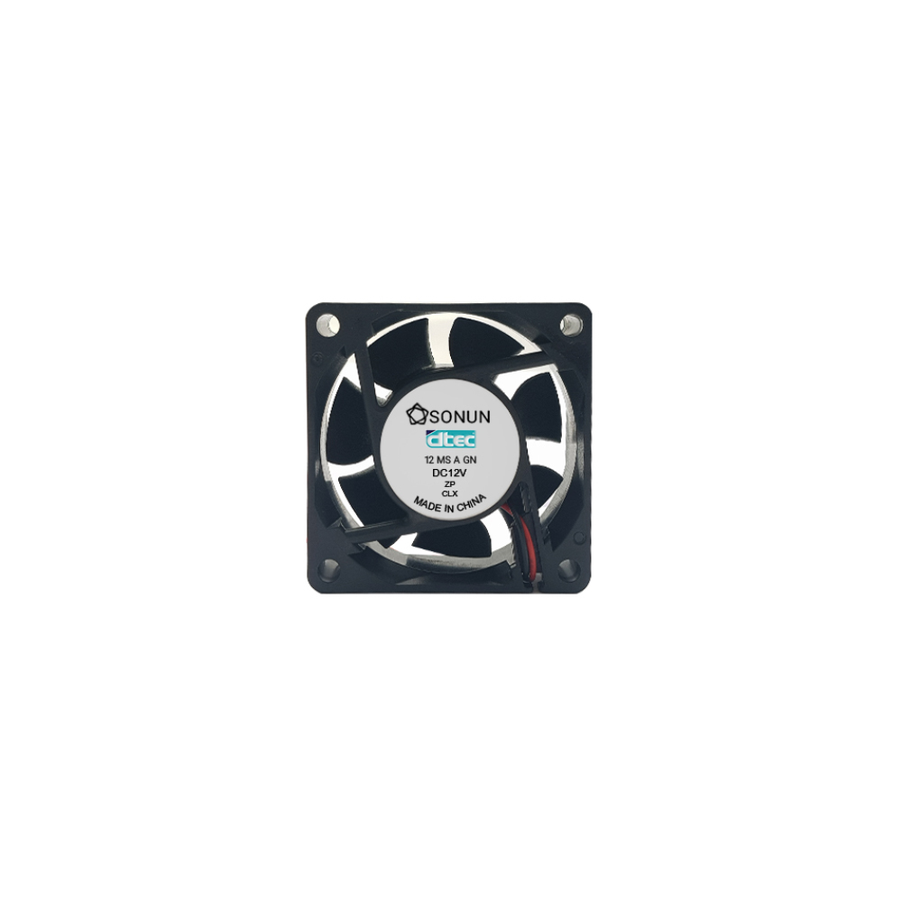 فن 12 ولت 5x5x2 سانتی متر برند dtec مدل SONUN-1 فن 12 ولت 5x5x2 سانتی متر برند dtec مدل SONUN