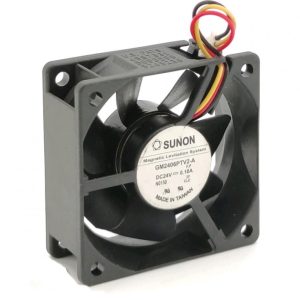 فن 24 ولت بلبرینگی 6x6x2.5 سانتی متر برند SUNON مدل GM2406PTV2-A