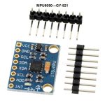 ماژول ژیروسکوپ-شتاب سنج مدل GY-521 با سنسور 3 محوره MPU6050