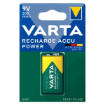 باتری کتابی 9 ولت شارژی 200 میلی آمپر کارتی برند VARTA