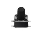 تک سوئیچ چهار پایه سایز 6X6X9 میلی متر پکیج SMD مشکی