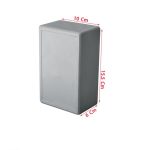 جعبه پلاستیکی 15.5x10x6 سانتی متر مشکی