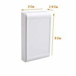جعبه پلاستیکی دو تیکه 8x5x1.9 سانتی متر مشکی