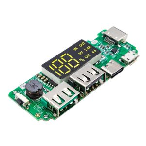 ماژول ساخت پاور بانک دارای نمایشگر و دو خروجی مدل H961-U