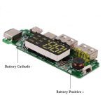 ماژول ساخت پاور بانک دارای نمایشگر و دو خروجی مدل H961-U