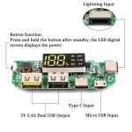 ماژول ساخت پاور بانک دارای نمایشگر و دو خروجی مدل H961-U