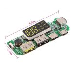 ماژول ساخت پاور بانک دارای نمایشگر و دو خروجی مدل H961-U