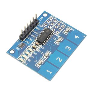 ماژول صفحه کلید 1x4 لمسی خازنی مدل TTP224