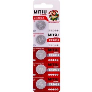 باتری سکه ای 3 ولت لیتیومی سایز CR2032 مارک MITSU GRAND