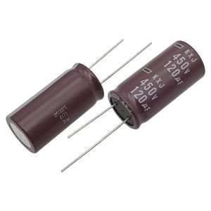 خازن الکترولیتی 120UF 450V برند NIPPON