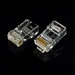 سوکت شبکه میان گذر CAT6 مدل OPEN END