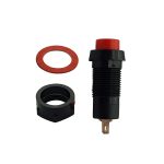 شستی فشاری گرد 10 میلی متر مدل DS-213 (قرمز - مشکی)