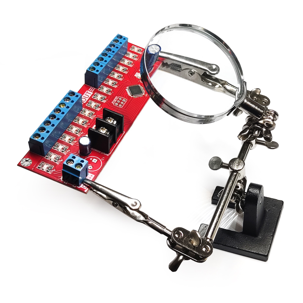 گیره مونتاژ ذره بین دار مدل TE-805-1 گیره مونتاژ ذره بین دار مدل TE-805