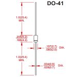 دیود فست سوئیچینگ 1N4937 پکیج DO-41