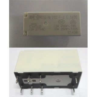 رله مخابراتی 5 ولت 12 آمپر 8 پایه کد 507N-2CC-F-C رله مخابراتی 5 ولت 12 آمپر 8 پایه کد 507N-2CC-F-C